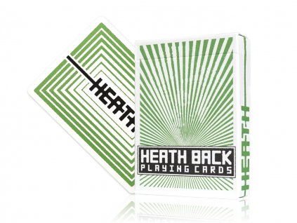 HEATH BACK Lennart Green Edition Playing Cards by Noel Heath