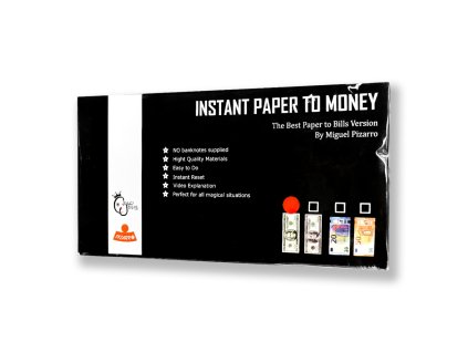 Instant Paper to Money magic trick by Miguel Pizarro