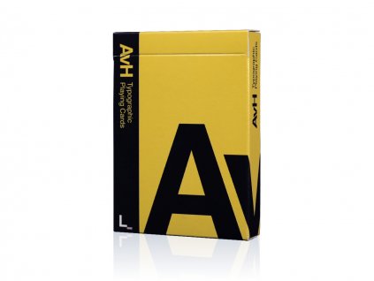 AvH: Typographic Playing Cards by Luke Wadey