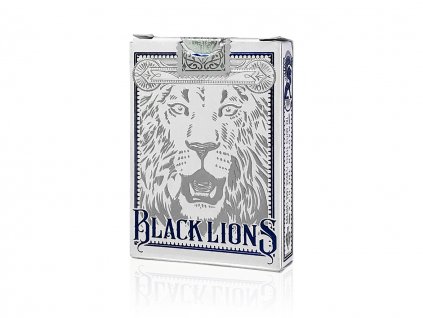 Black Lions Blue Playing Cards by David Blaine