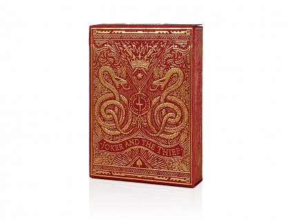 Joker and the Thief Blood Red Playing Cards