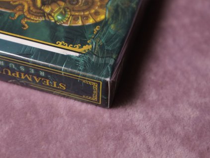 Steampunk Cthulhu Resurrection Playing Cards Green (Dinged)