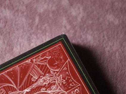Call of Cthulhu Bicycle Playing Cards Red (Sigil Seal, Dinged)