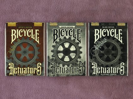 Bicycle Actuators Signed Set (Artist's + White + Black Edition)