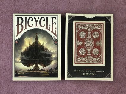 Bicycle Kingdoms of a New World Red Playing Cards