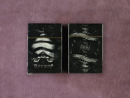 Arcane Black Mini Playing Cards