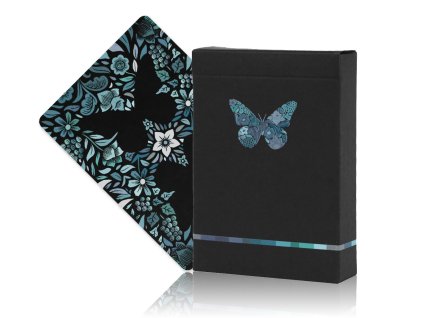 Butterfly Playing Cards Winter Edition Marked