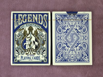 Legends Playing Cards V1 Porcelain Blue