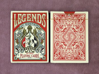 Legends Playing Cards V1 Firecracker Red