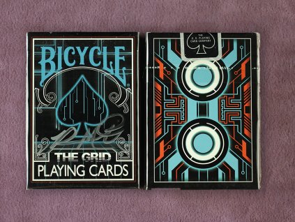 Bicycle The Grid Playing Cards Signed