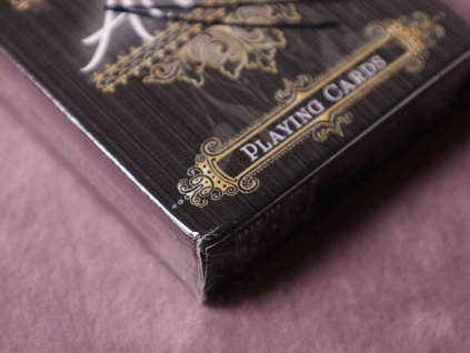 Bicycle Allure Black Playing Cards Signed (Dinged)