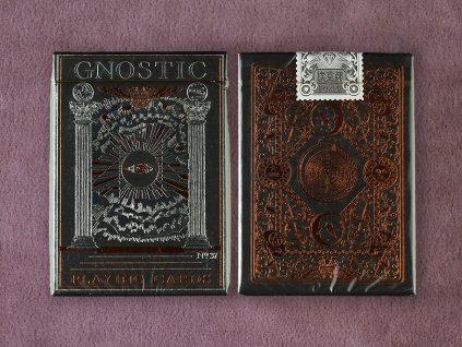 Gnostic Rose Gold Playing Cards