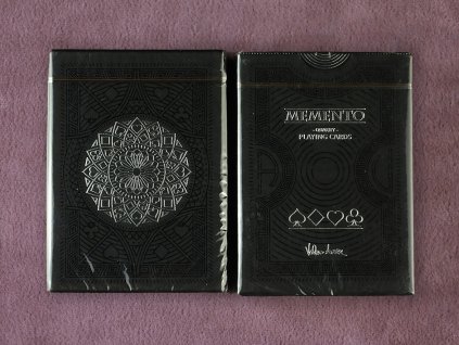 Memento Black Playing Cards