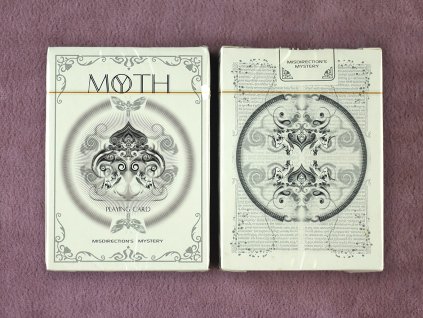 Moth/Myth White Playing Cards