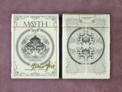 Moth/Myth White Playing Cards Signed