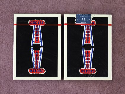 Chicken Nugget Playing Cards Black