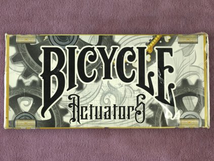 Bicycle Actuators White Edition Signed Brickbox (12 decks)