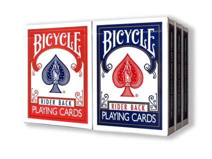 Marked Bicycle Rider Backs Playing Cards 2nd Ed. (6 Mixed Decks)