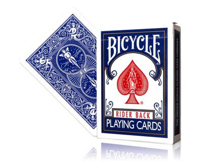 Marked Bicycle Rider Backs Playing Cards 2nd Ed. Blue