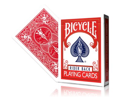 Marked Bicycle Rider Backs Playing Cards 2nd Ed. Red