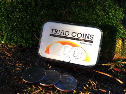 Triad Coins (US Gimmick) by Joshua Jay