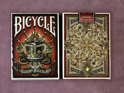 Bicycle The Academy of Magical Arts Red Playing Cards