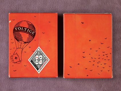 Voltige Red Playing Cards (Light Scratches on Tuck Box)