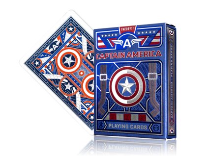 Captain America Playing Cards by theory11