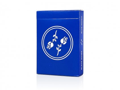 Black Roses Blue Magic Edition Playing Cards by Daniel Schneider