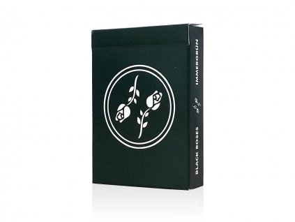 Black Roses Immergrün Playing Cards