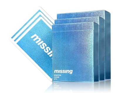 Missing Base Foil Ocean Playing Cards