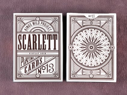 Scarlett Playing Cards Display Deck by Kings Wild Project