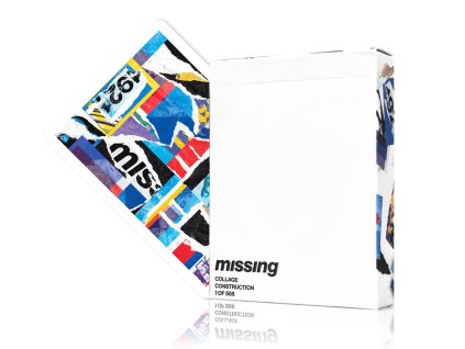 Missing Collage Construction Playing Cards