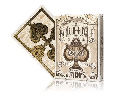 The Parlour Royale Ivory Edition Playing Cards (Red Edge Printing)