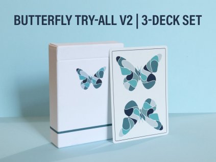 Butterfly Try-All V2 Playing Cards (Three Decks)
