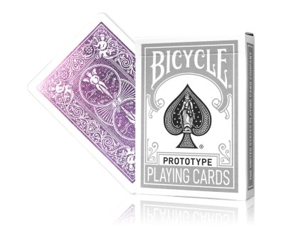 Bicycle Prototype (Purple MetalLuxe) Playing Cards