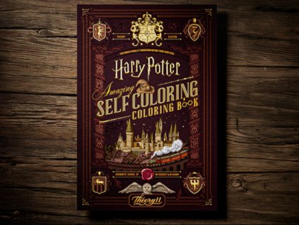 Harry Potter Self-Coloring Book by theory11