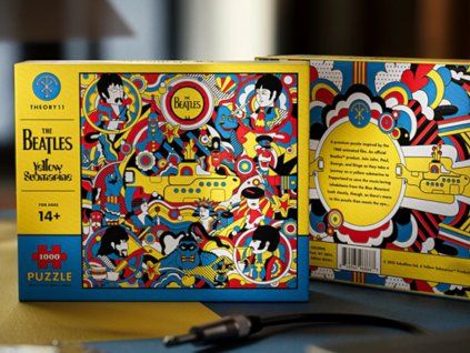 Yellow Submarine Jigsaw Puzzle by theory11