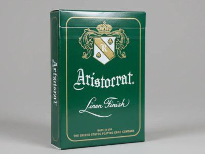 Aristocrat 727 Currency Green 110th Anniversary Playing Cardsgreen