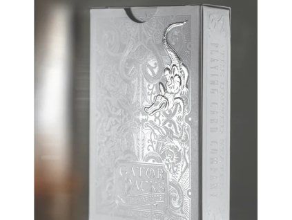 Silver Gatorbacks Playing Cards by David Blaine