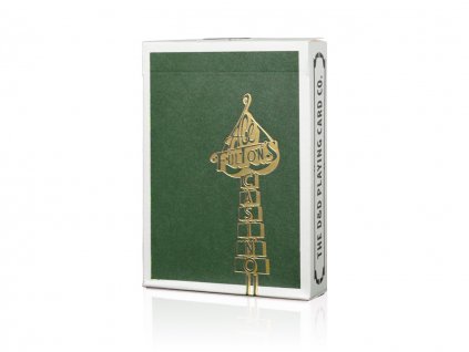 Ace Fulton's Casino Green and Gold playing Cards by Fulton Playing Cards