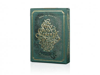 Sons of Liberty Green Playing Cards by Dan & Dave