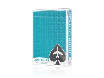 Jetsetter Lounge Edition in Terminal Teal Playing Cards