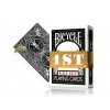 1ST x Bicycle Rider Back Black Playing Cards