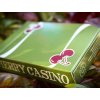 Cherry Casino Sahara Green Playing Cards