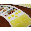 Bicycle Rider Back Yellow Playing Cards