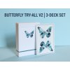Butterfly Try-All V2 Playing Cards (Three Decks)