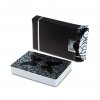 Butterfly Playing Cards Black & Silver Cards with Tuck Case
