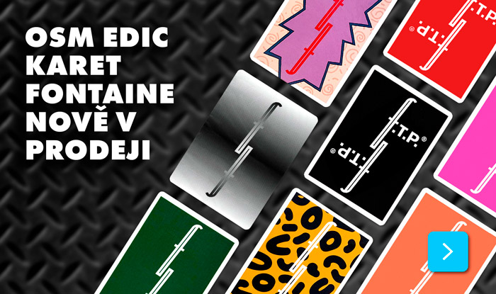 Osm edic karet Fontaine nově v prodeji. Neváhejte. Máme jich velice omezené množství.