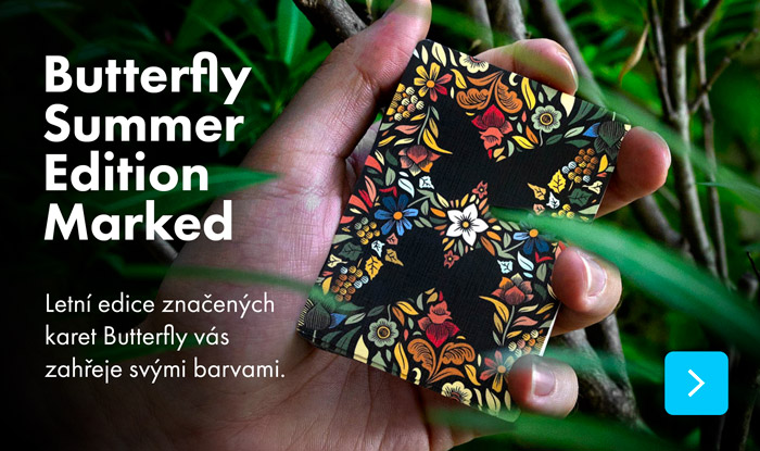 Značené karty Butterfly Playing Cards Summer Edition vás zahřejí svými barvami.